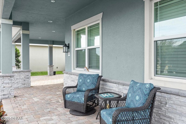 view of patio / terrace featuring a porch