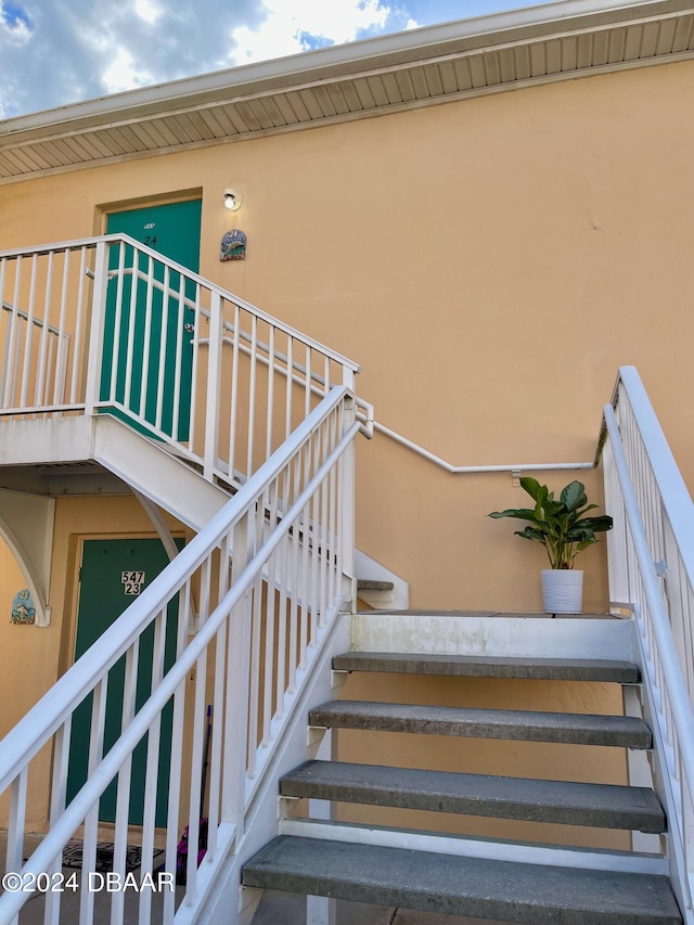 view of staircase