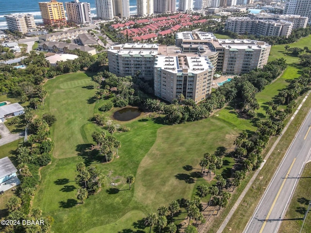 4 Oceans W Blvd Unit 108B, Daytona Beach Shores, FL 32118 - view of urban area featuring a large body of water, a golf course, and apartment complex