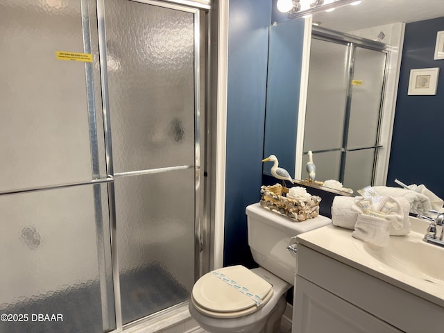 2615 S Atlantic Ave Unit 1D, Daytona Beach, FL 32118 - full bath with vanity, toilet, and a shower stall