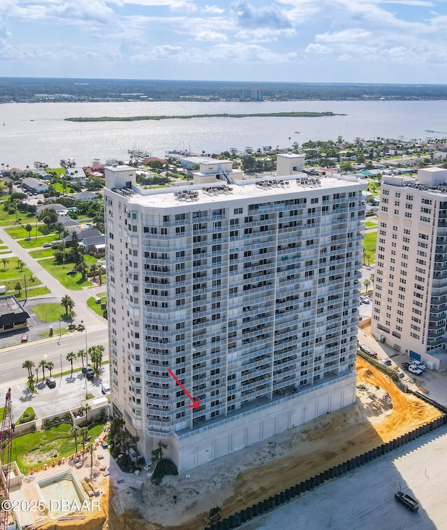 3333 S Atlantic Ave Unit 505, Daytona Beach, FL 32118 - bird's eye view of a nearby body of water and apartment complex / building