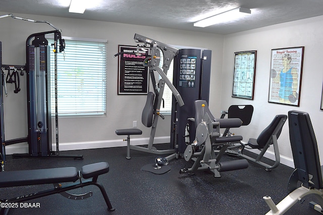 3333 S Atlantic Ave Unit 505, Daytona Beach, FL 32118 - workout area with baseboards
