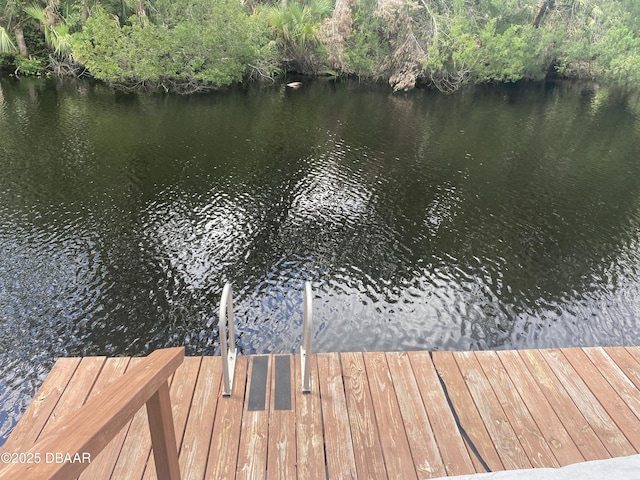 6 Waterberry Cir, Ormond Beach, FL 32174 - dock area with a water view