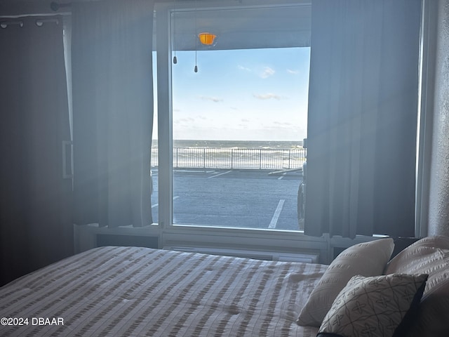 3501 S Atlantic Ave E Unit G20, Daytona Beach Shores, FL 32118 - bedroom with a water view