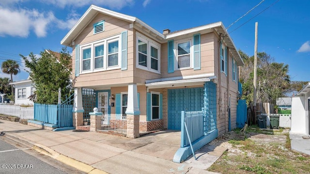 view of front of house with a porch