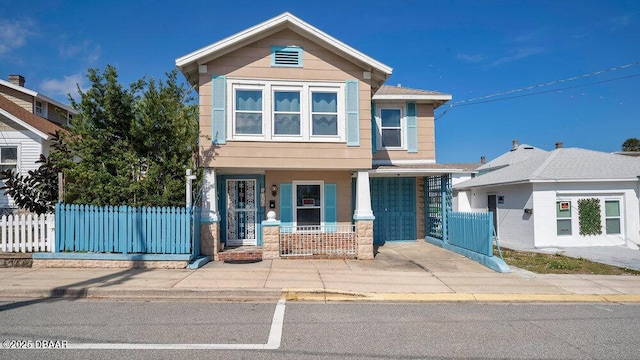 view of front of house featuring a porch