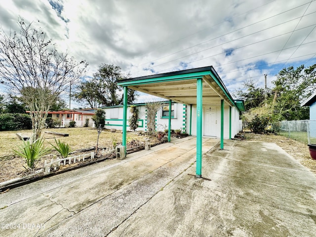 view of patio