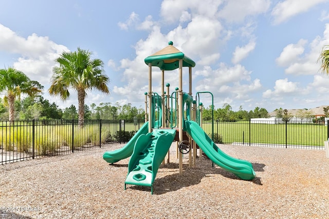 community playground featuring fence