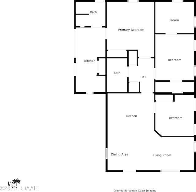 1214 Flomich St, Daytona Beach, FL 32117 - view of home floor plan