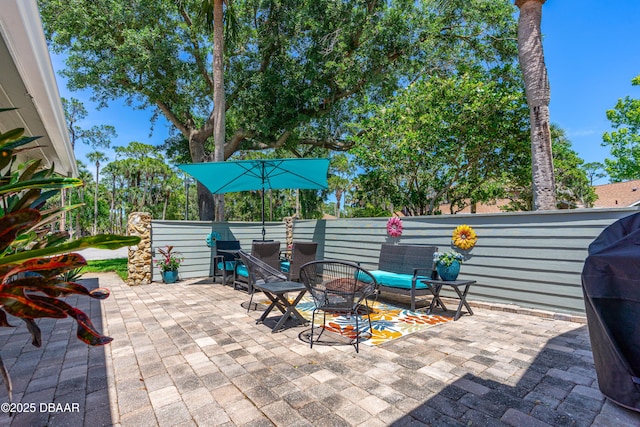 view of patio