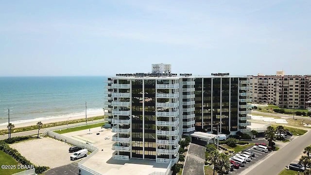 3580 S Ocean Shore Blvd Unit 905, Flagler Beach, FL 32136 - view of apartment building / complex featuring view of water and beach
