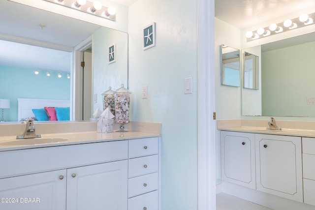 3855 S Atlantic Ave Unit 1206B, Daytona Beach Shores, FL 32118 - bathroom with vanity