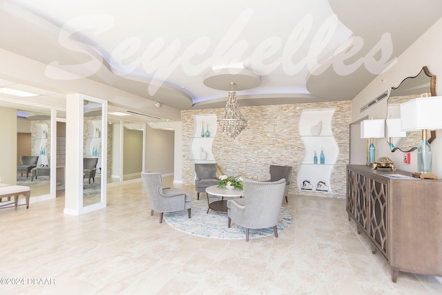 3855 S Atlantic Ave Unit 1206B, Daytona Beach Shores, FL 32118 - living room with vaulted ceiling