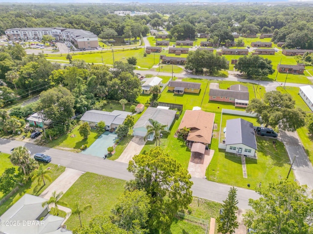 805 Spruce St, New Smyrna Beach, FL 32168 - aerial perspective of suburban area