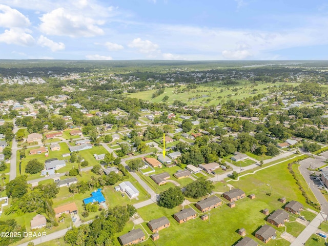 805 Spruce St, New Smyrna Beach, FL 32168 - aerial view of property and surrounding area featuring nearby suburban area