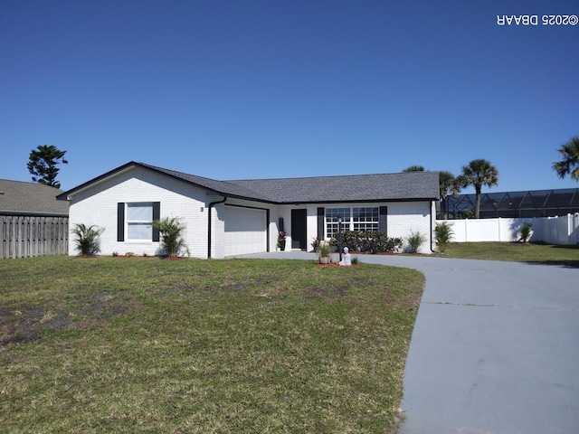 3 Sea Watch Ter, Ormond Beach, FL 32176 - view of front of home featuring brick siding, an attached garage, driveway, and fence