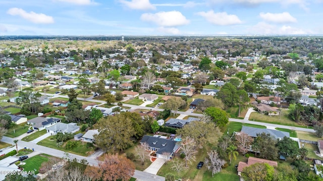 bird's eye view featuring a residential view