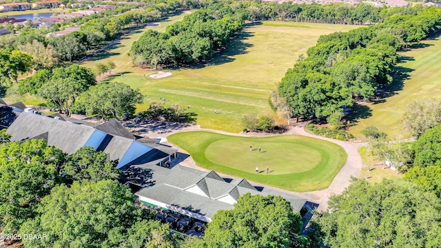 4121 Salina Ln, Ormond Beach, FL 32174 - drone / aerial view of a golf course and a tree filled landscape