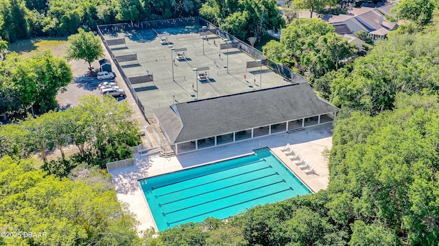 4121 Salina Ln, Ormond Beach, FL 32174 - aerial view of a pool area