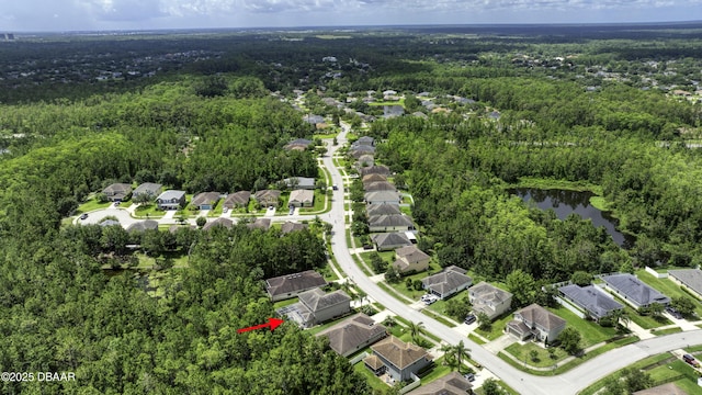 61 Levee Ln, Ormond Beach, FL 32174 - aerial overview of property's location with nearby suburban area and a large body of water