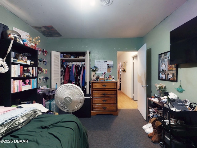 310 Legion Pl, Port Orange, FL 32129 - bedroom with carpet floors and a closet
