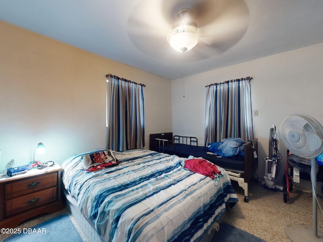 310 Legion Pl, Port Orange, FL 32129 - bedroom featuring a ceiling fan and carpet