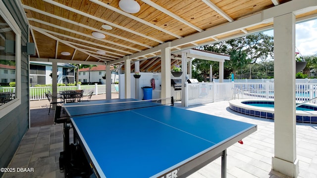 4655 46th Street Ct W Unit 101, Bradenton, FL 34210 - playroom featuring wood ceiling