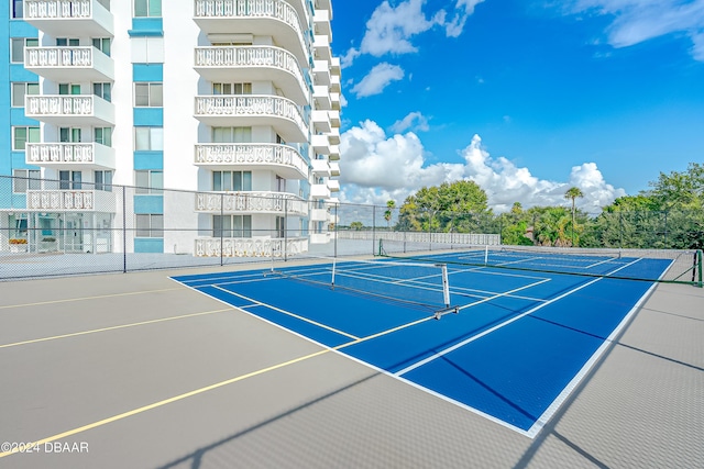 view of sport court