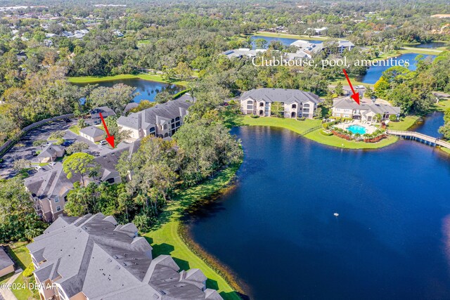 940 Village Trl Unit 3-203, Port Orange, FL 32127 - view of property location featuring a large body of water and nearby suburban area