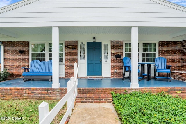 view of entrance to property