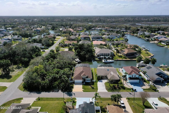 5 Chippeway Ct, Palm Coast, FL 32137 - aerial view of property and surrounding area featuring nearby suburban area and a nearby body of water