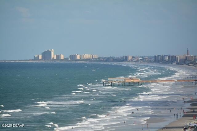 property view of water featuring a city view