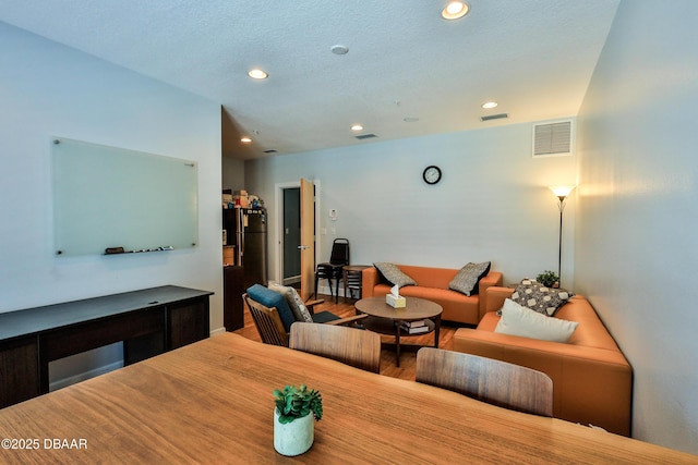 living room featuring hardwood / wood-style flooring