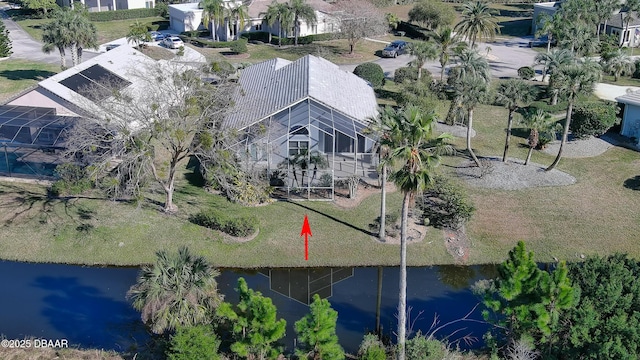 51 Bay Pointe Dr, Ormond Beach, FL 32174 - bird's eye view with a water view