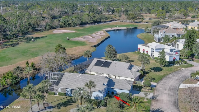 51 Bay Pointe Dr, Ormond Beach, FL 32174 - drone / aerial view with a water view