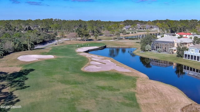 51 Bay Pointe Dr, Ormond Beach, FL 32174 - view of swimming pool with a water view