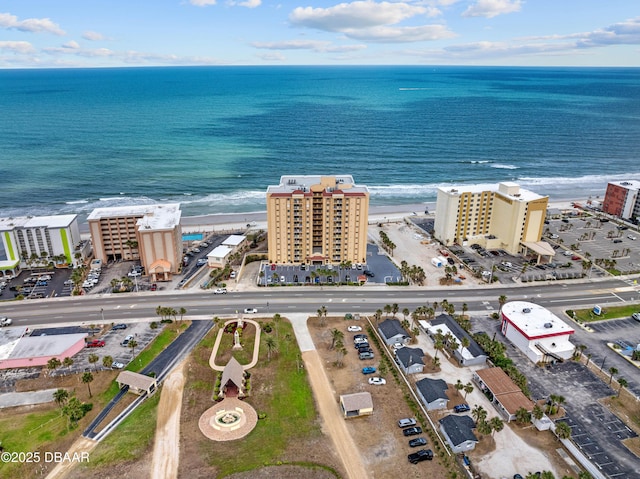 drone / aerial view of a large body of water