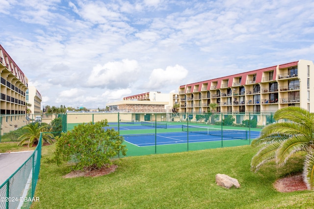 view of sport court