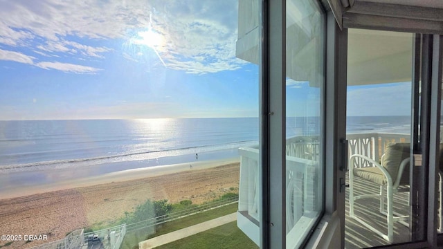 1133 Ocean Shore Blvd Unit 506, Ormond Beach, FL 32176 - water view with local beach