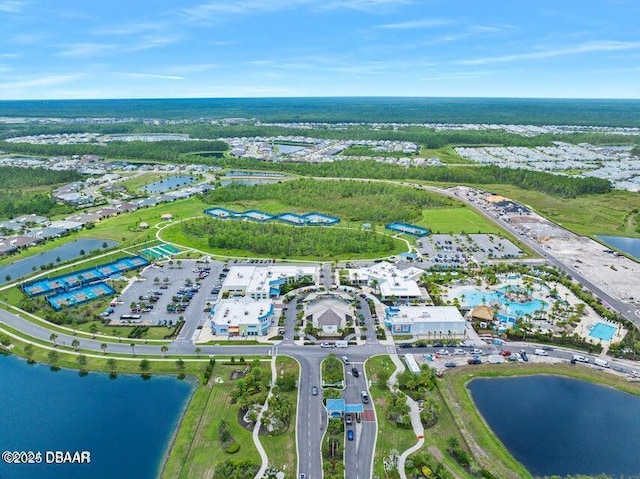 831 Coral Reef Way, Daytona Beach, FL 32124 - bird's eye view with a water view