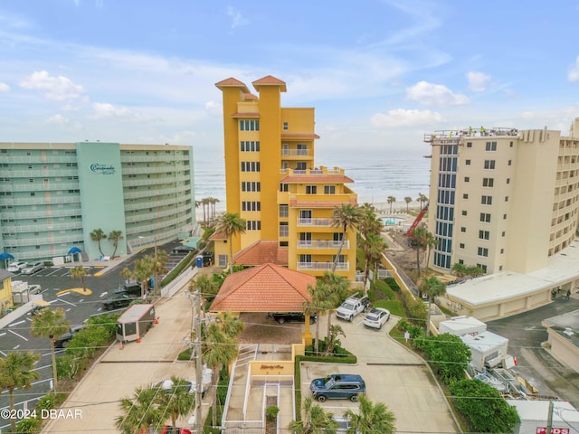 view of property with a water view