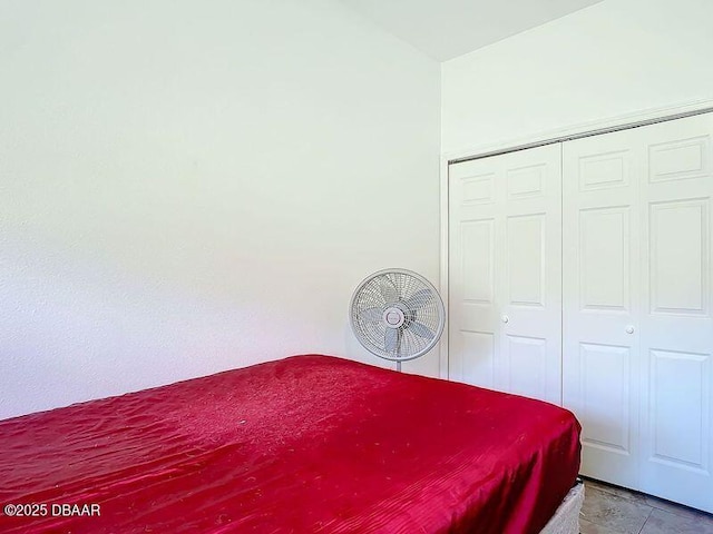 bedroom with a closet