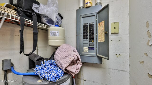 utility room featuring electric panel