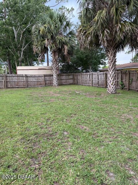 107 Beacon Mill Ln, Palm Coast, FL 32137 - view of fenced backyard