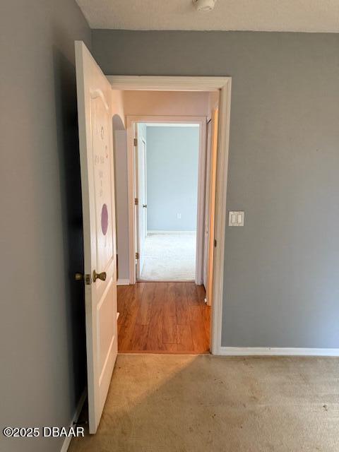 107 Beacon Mill Ln, Palm Coast, FL 32137 - hallway with carpet and baseboards