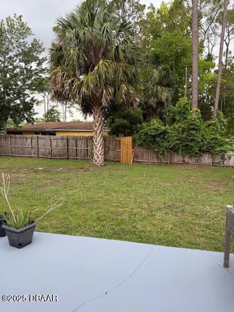 107 Beacon Mill Ln, Palm Coast, FL 32137 - view of yard with a patio area