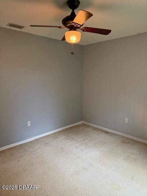 107 Beacon Mill Ln, Palm Coast, FL 32137 - carpeted empty room featuring a ceiling fan and baseboards