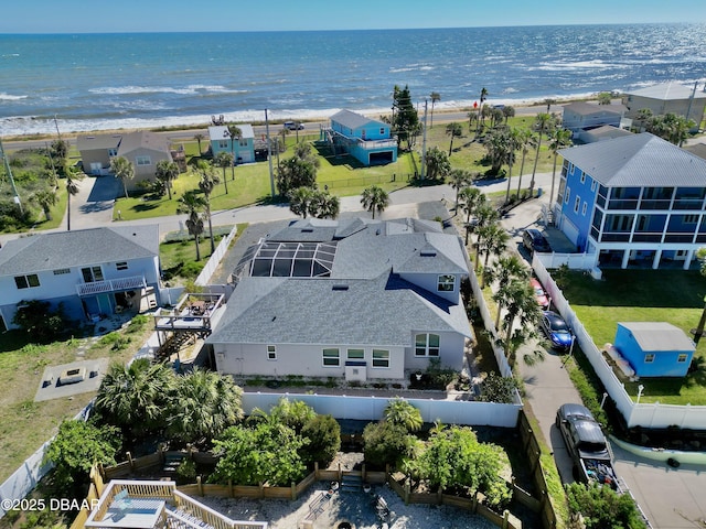 1811 N Central Ave, Flagler Beach, FL 32136 - bird's eye view featuring a water view and a residential view