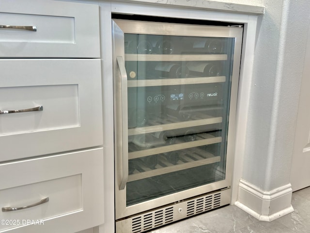 1811 N Central Ave, Flagler Beach, FL 32136 - interior details featuring wine cooler