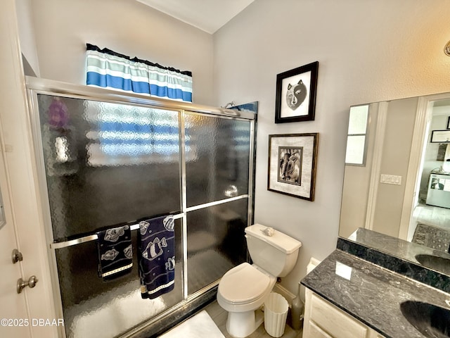 1811 N Central Ave, Flagler Beach, FL 32136 - full bath with vanity, toilet, and a stall shower